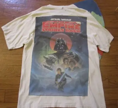 $172 • Buy Men T Shirt VINTAGE Star Wars 1995 ORIG OWNER Size XL Empire Strikes Back Movie