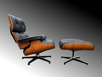 Charles And Ray Eames Lounge Chair And Ottoman Mid-Century Vintage Retro • £885