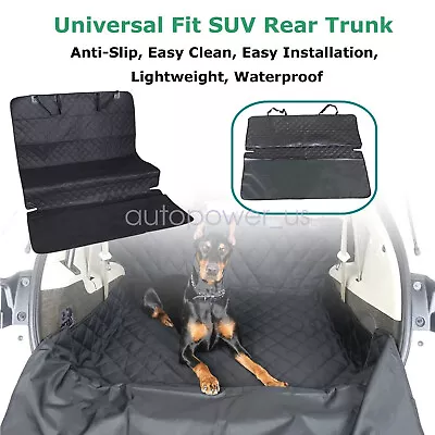 Universal Fit SUV Rear Trunk Bumper Guard Shield Floor Cover Liner Protector Mat • $22.69
