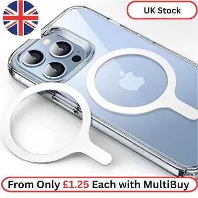 Make Any Phone Case A Magsafe Case With Magnetic Ring Slim Metal Plate Sticker • £2.37