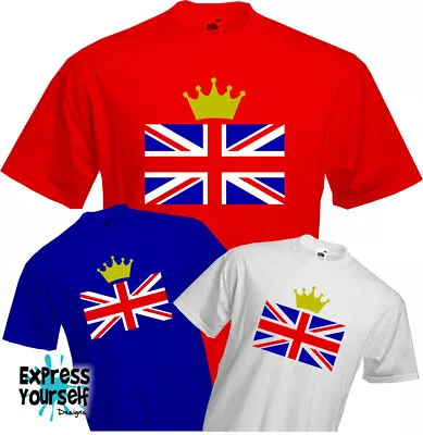 UNION JACK FLAG T Shirt - King  Coronation Patriotic Celebrations Quality • £10.99