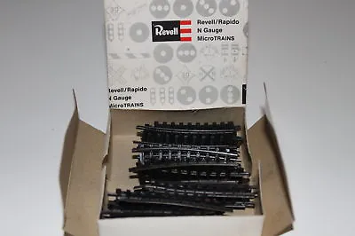 N Scale Arnold Rapido / Revell Lot Of 20 Pieces 8  Rad Curved 15 Deg Track • $6