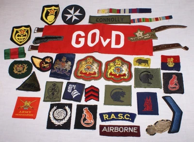 £21.99 • Buy Various Military Cloth Badges Formations Signs Etc (32)