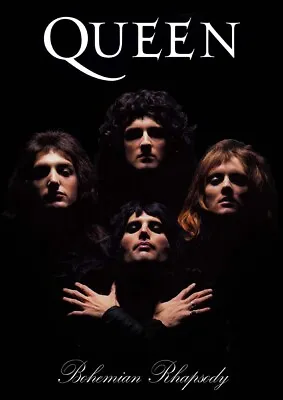 £4.50 • Buy QUEEN Band POSTER PRINT A5 A3 Bohemian Rhapsody 80s British Rock Music Wall Art
