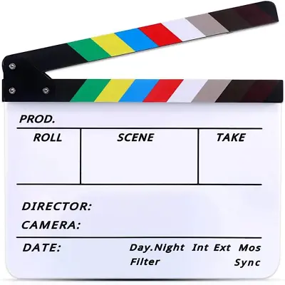 Lynkaye Movie Film Video Clapboard Irector'S Cut Action Scene Clapper BoardMovi • $17.49