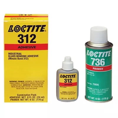 Loctite Car Rear View Mirror Adhesive Glue And Primer Kit 3325 - Automotive • $58.99