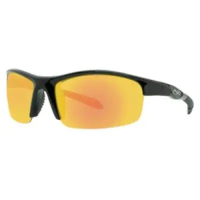 Maxx Eyewear Switchback Mirrored Smoke Polarized Sunglasses - Black 57590 • $14.95