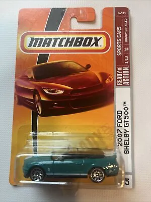 2009 Matchbox /#15 2007 Ford Shelby GT500 / Green / Sports Cars B1 • $9.99