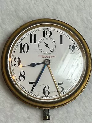 VTG Brooks Brothers New York Travel Alarm Clock Swiss Switzerland Parts • $20