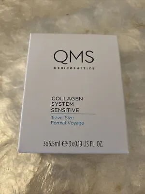 QMS MEDICOSMETICS Collagen System Sensitive Travel Size SEALED FRESH STOCK • £25