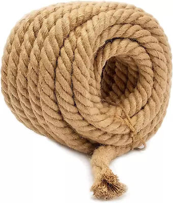 Jute Rope Garden Twine String Indoor And Outdoor DIY Twisted Manila Rope Home De • $28.99