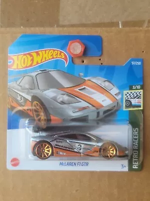 Hot Wheels 2022 - MCLAREN F1 GTR [SILVER] NEAR MINT VHTF CARD GOOD • $9.95