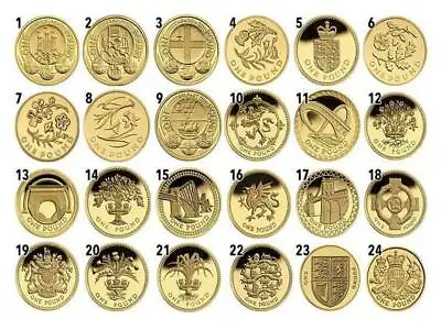 1983 - 2011 £1 One Pound Rare British Coins  Uncirculated Round Pounds • £7