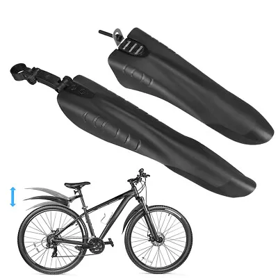 $6.99 • Buy Adjustable Mountain Bicycle Bike Cycling Front/Rear Mud Guards Mudguard Fender