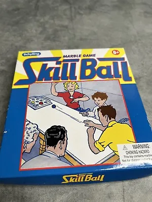 Skill Ball Marble Game Schylling Tin Box With 11 Marbles 2011 • $8.99