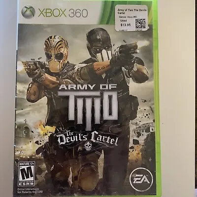 $9.99 • Buy Xbox 360 - ARMY OF TWO, THE DEVIL'S CARTEL *TESTED No Manual