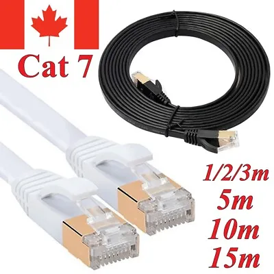 CAT 7 Ethernet Cable LAN Internet Network For Computer Router PC Mac Laptop PS4 • $4.22