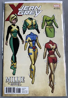 Jean Grey #1 Phoenix X-Men Millie The Model Paper Doll 1:10 Variant 2017 • $7