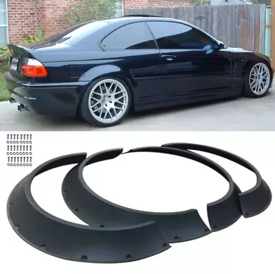 Fender Flares Extra Wide Body Wheel Arches 80mm For 3 Series E36 E46 328i 335i • $99.29