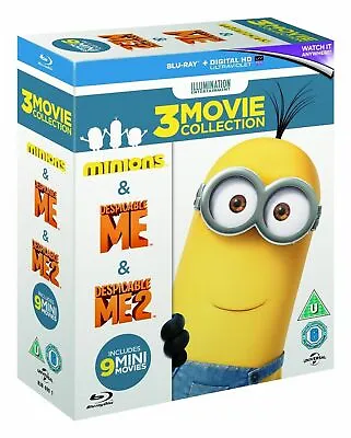 Minions / Despicable Me 1-2 / Three Movie Collection (Blu-Ray Box Set)  • $19.99