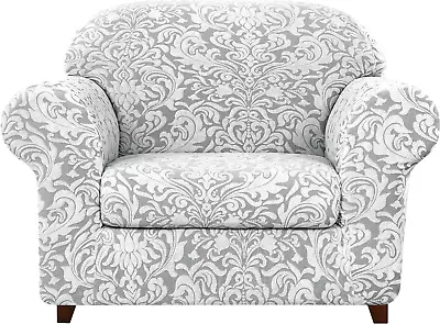 Chair Slipcovers 2 Piece Stretch Armchair Slipcover Sofa Cover Couch Cover Was • $51.99