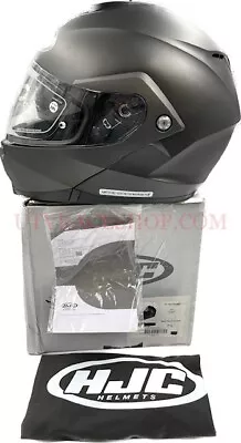 HJC C91 Modular Helmet Flat Titanium 2XL XXL - (0847014708) • $119.10