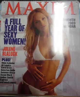 Maxim 2003 Jolene Blalock Caprice 13x15 Calendar 052118DBCAL • $16.60