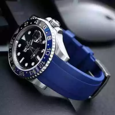 Rolex GMT Master 2 Batman (126710 BLNR) Rubber Strap [Top Quality] *Brand New* • £19.99
