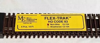 NEW HO Micro Engineering 10-104 SCALE Code 83 Flex Track NON-WEATHERED • $47.75