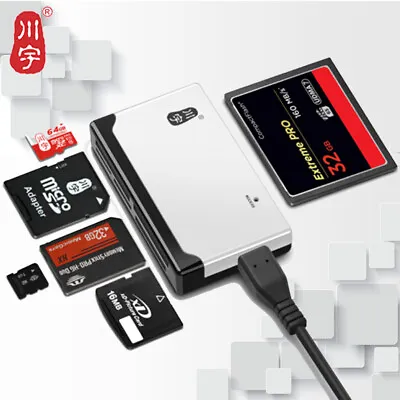 Kawau C235 All In 1 Memory Card Reader For TF SD CF MS M2 XD Cards USB2.0  • $19.75