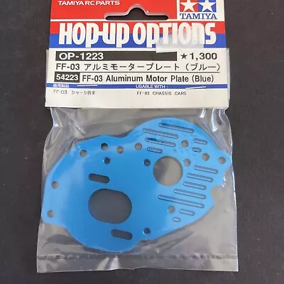 Tamiya OP-1223 54233 FF-03 Aluminum Motor Plate(Blue)1/10 Touring • $21