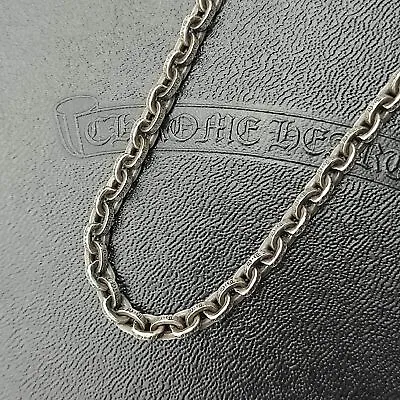 Chrome Hearts CH Roll Chain Necklace 20 Inches Silver 925 • $1992.64