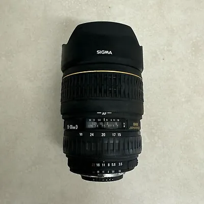 Sigma Super Wide Angle 15-30mm F/3.5-4.5 EX Aspherical DG Lens For Nikon F • $148.50