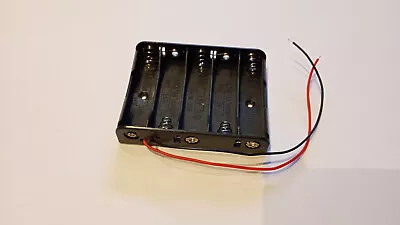 5x AA 6v Battery Holder Flat Wired 5x1 - UK Stock - 1st Class Post. • £2.35