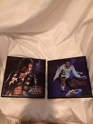 (2) Two Michael Jackson In Concert Picture Frame  8 X 8  • $34.99