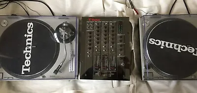 2 X Technics SL-1200MK2 Turntable / Vestax PMC-170A Mixer+Records (2000's) • $2800