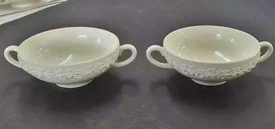 £39.32 • Buy Wedgwood Etruria Barlaston Queen's Ware Cream Soup Bouillon Cup Double Handle