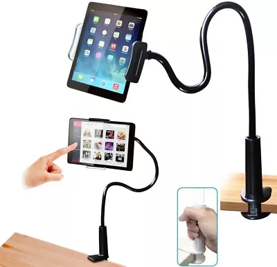 Flexible 360 Clip Mobile Cell Phone Holder Lazy Bed Desktop Bracket Mount Stand • $6.99