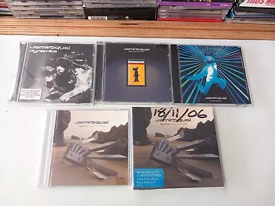 Jamiroquai 5 CD Bundle Dynamite Funk Odyssey High Times Travelling Without Movin • £13.99