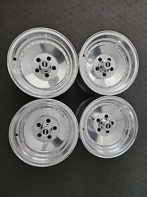 Globeline Deepdish 14x7 Fit Holden HK HT HG Torana 5/108 Polished New Nuts/caps  • $1250