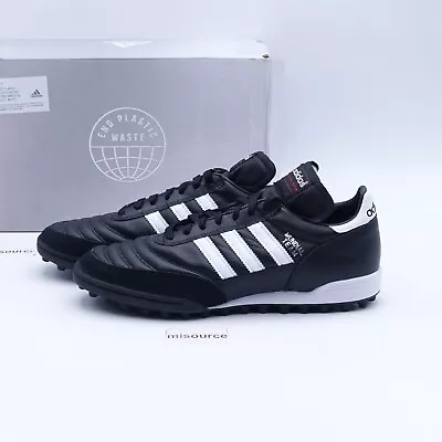 Adidas Men's Mundial Team Turf Soccer Shoes 019228 Black/White Sizes 4.5 To 13 • $84.95