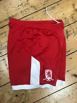 Middlesbrough FC Large Football Shorts Home Red Errea • £8.50