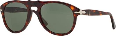 $109.99 • Buy Persol PO0649 Sunglasses 24/31 Havana/Crystal Green Lens 56mm