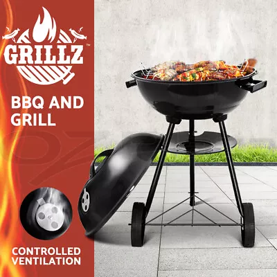 $58.95 • Buy Grillz BBQ Grill Charcoal Smoker Outdoor Kitchen Portable Camping Patio Garden