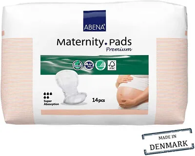 £8.53 • Buy Abena Premium Maternity Pads, Postpartum Essentials, Eco-Friendly Maternity Pads