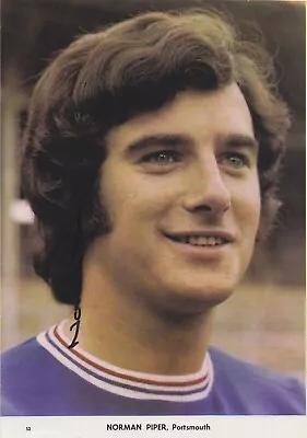 £8.50 • Buy NORMAN PIPER (Portsmouth & Plymouth Argyle FC) Hand SIGNED Picture 