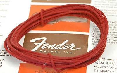 50' 22AWG Red Pushback Wire For Vintage Amp DIY Or Restoration! • $24.95