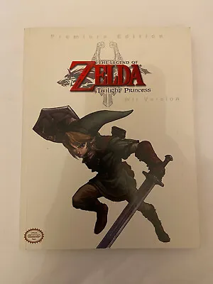 Zelda Twilight Princess Wii Version Premiere Official Strategy Guide With Poster • $14.99