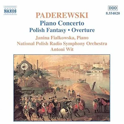 Paderewski: Concerto For Piano In A Minor Op. 17; Polish Fantasia... -  CD 0EVG • £3.49