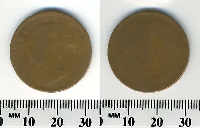 Straits Settlements 1897 - 1 Cent Bronze Coin - Queen Victoria • $1